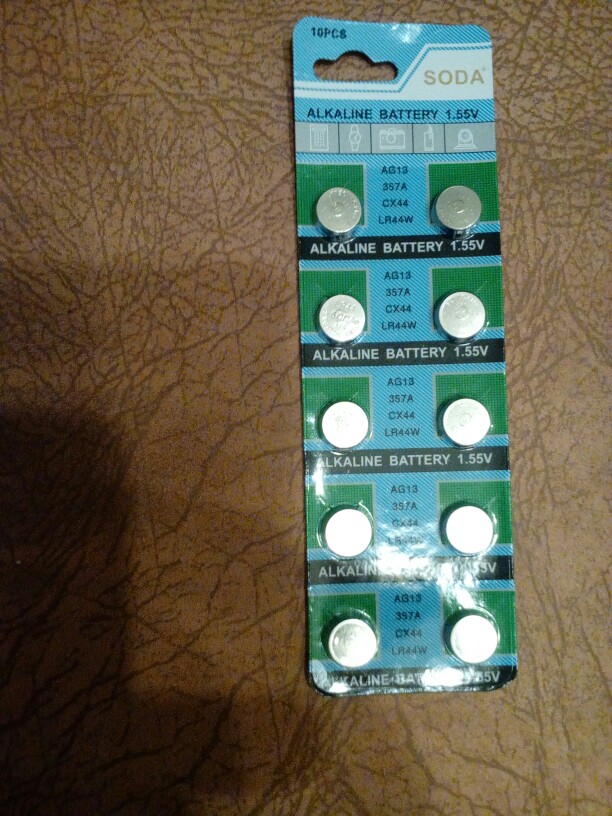 Hot selling 10 Pcs AG13 LR44 357A S76E G13 Button Coin Cell Battery Batteries 1.55V Alkaline VES30 P16 0.5