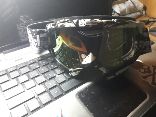 Motorcycle Motocross Goggles Glasses for Helmet Racing Gafas Dirt Bike ATV MX Goggles Clear Tinted Lens Off Road Adjustable