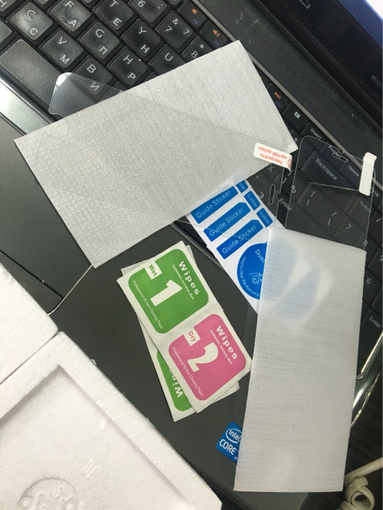 2.5D HD Tempered glass screen protector for iphone 5 iphone 5s  4.0 inch 6 6s 7 4.7 inch and 6 6s 7 plus 5.5 inch  + Clean Tools
