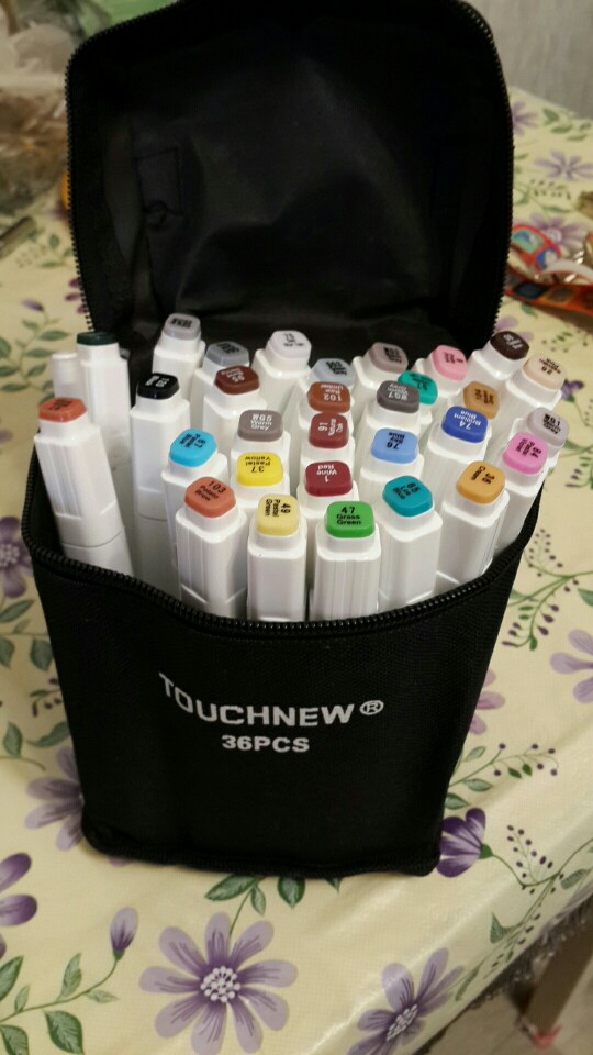 Packages mailed a two-headed alcohol oily five generations copic markers 30 36 48 hand-painted design suits manga sharpie pen