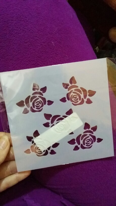Rose Flower Heart Wave Painting Stencils Plastic Embossing Template DIY Scrapbooking Album Paper Cards Ornament Accessories