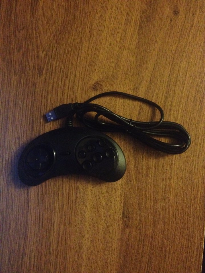 Classic Wired 6 Buttons SEGA USB Classic Gamepad USB Game Controller Joypad for SEGA Genesis/MD2 Y1301/ PC /MAC Mega Drive