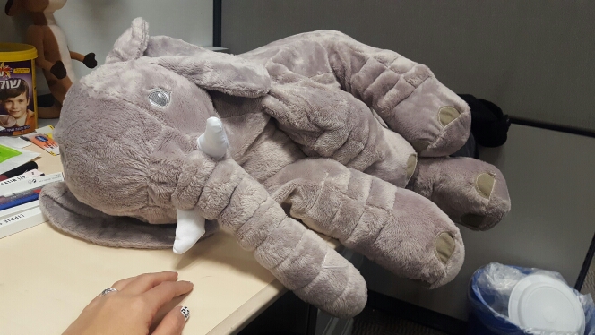  Soft Baby Elephant Pillow Children Sleeping Cushion Room Baby Bedding Pillows Decoration Toys Kids Calm Doll Car Seat Plush