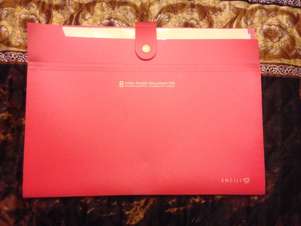 Brand New Waterproof Book A4 Paper File Folder Bag Accordion Style Design Document Rectangle Office Home School