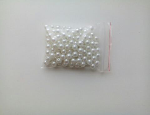 Products Quantity According Picture ABS White Imitation Pearl Beads Round Loose DIY Bracelet Handmake Jewelry Findings OL-08