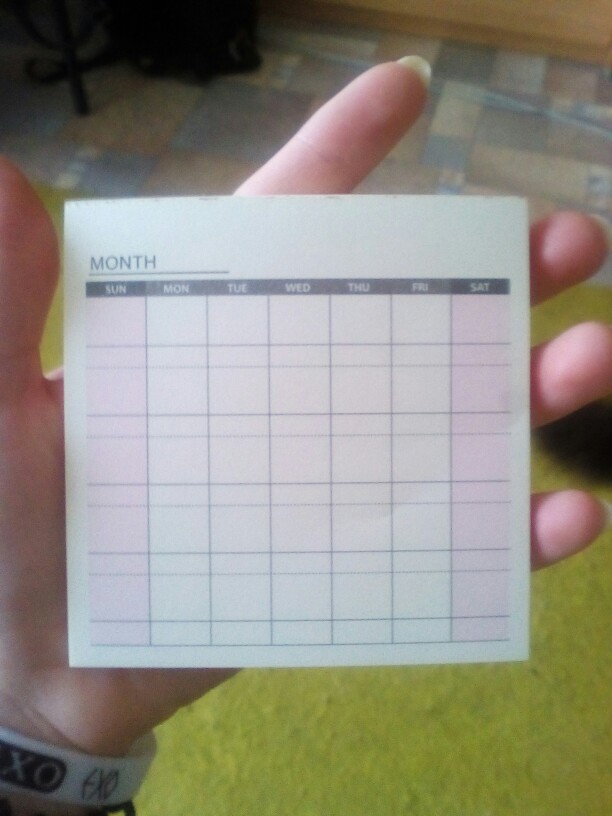 1 Pcs Cute Agenda Week Plan Diary Day Planner Journal Record Notebook Stationery Office School Supplies 