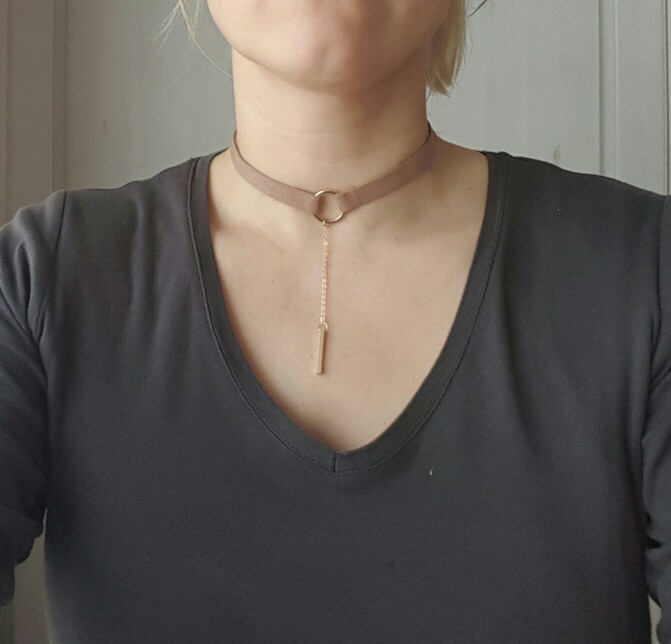 simple choker necklace bar necklaces & pendants for women fine jewelry punk small circle velvet chocker necklace collares mujer