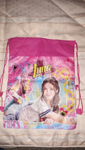 Non-woven Fabric Soy Luna Drawstring Bags Kids Favors Events Gifts Birthday Party Pokemon Decoration Baby Shower supplies 1pcs