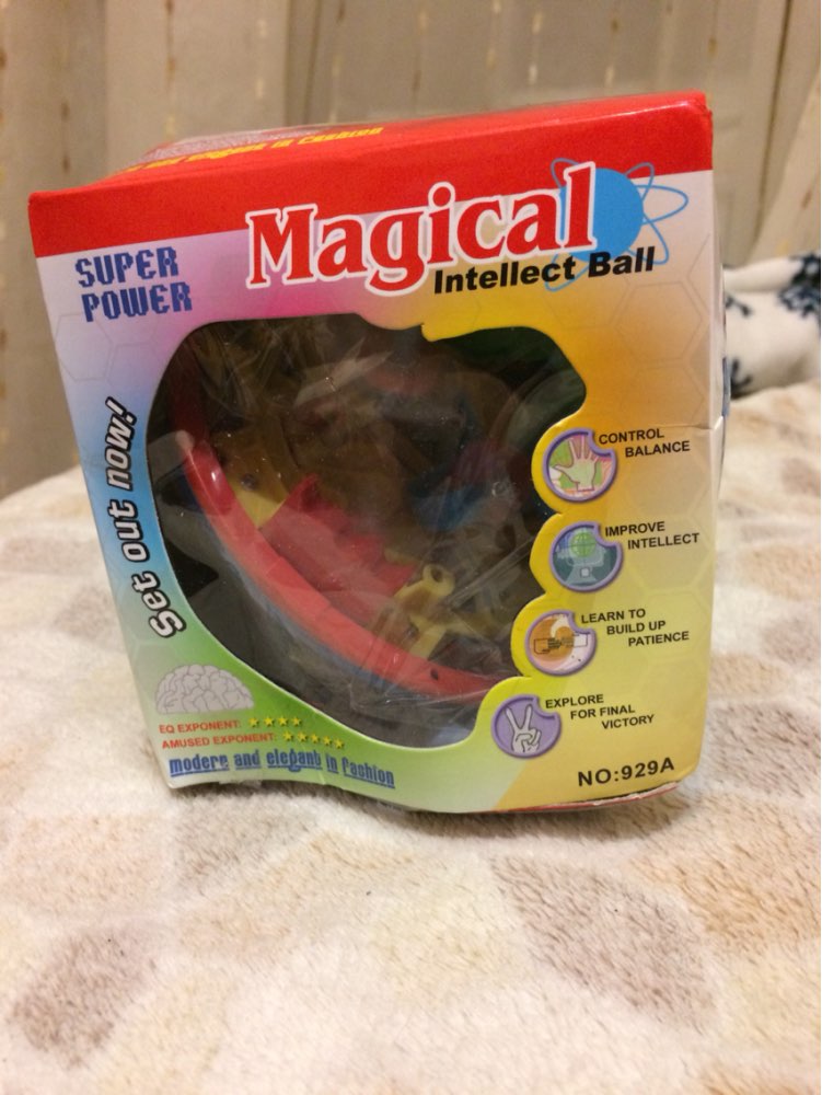 3D Magic Intellect Maze Ball Toys for Children Balance Logic Ability Puzzle Game Educational Training Tools