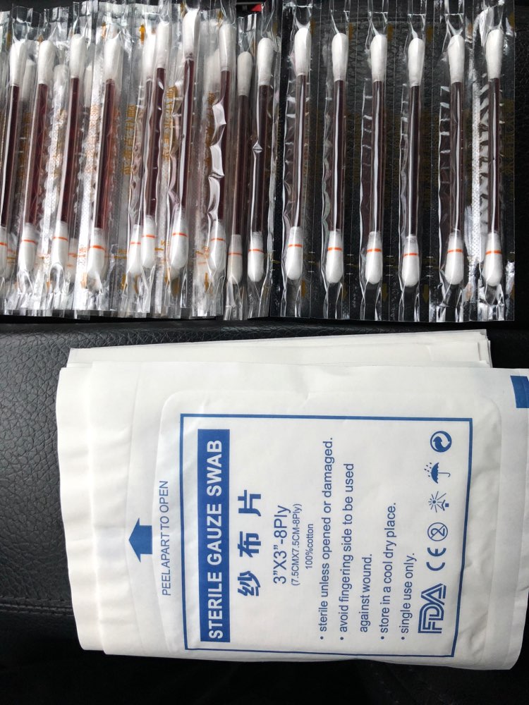 30PCs/ Pack Povidone Iodine Swab Disinfect Cotton Swabs/Stick Wound Dressing Travel Medical Supplies Medical Kit Kit Lifeguard
