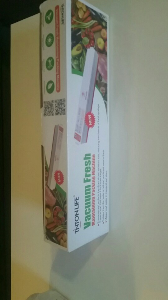 TintonLife 220V Hogar Selladora Al Vacio de Alimentos Maquina de Envasado Pelicula Sellador Al Vacio Envasador Incluyendo 15 pcs