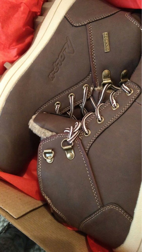 New Arrival High Quality Men Casual Boots Winter Comfortable Lace-up Male Zapatos Round Toe Snow Boots Solid Shoes 572