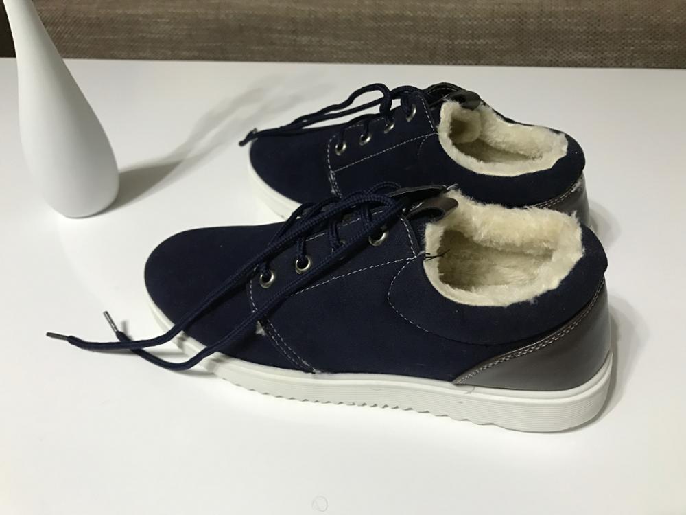 Winter shoes men boots waterproof 2016 short plush warm shoes cheap flat with ankle boots for men snow booties suede 39-44