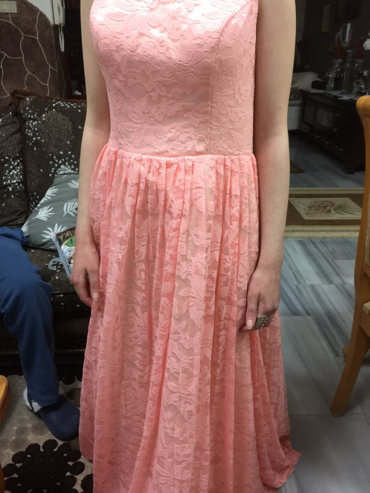 Robe De Soiree Elegant Pink Applique Evening Dresses  Long  with Lace-up Back Prom Party Gowns Custom Made Abendkleider 