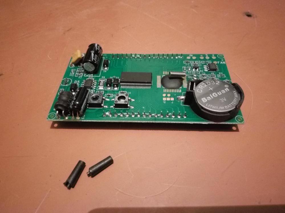 Dual-Channel Temperature Display Module DIY Digit Thermometer With Voltmeter Time DC 10-32V For Car Automotive Water Temperature