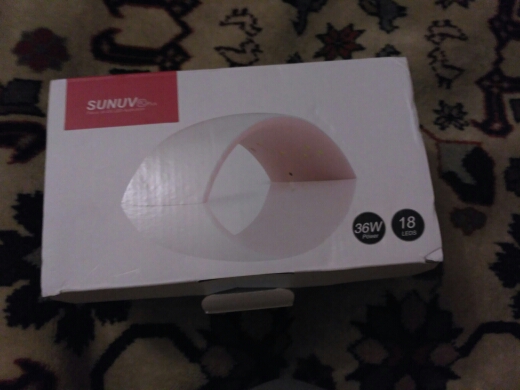 SUNUV SUN9c Plus 36W 18 LEDs UV LED Nail lamp Nail dryer for All Gels with 30s/60s button Perfect Thumb Solution
