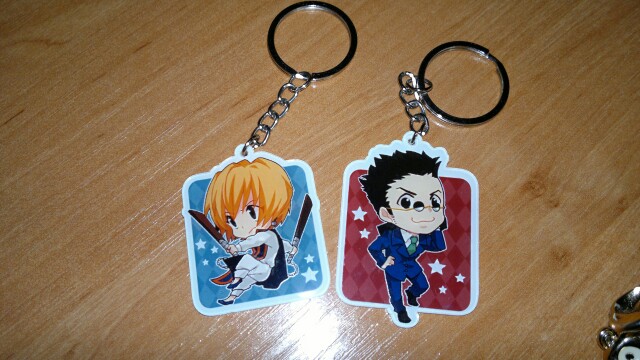 Hunter x Hunter acrylic Keychain  Killua Gon Action Figure Pendant Car Key Chain Key Accessories 6 Styles QZLR001 LTX1