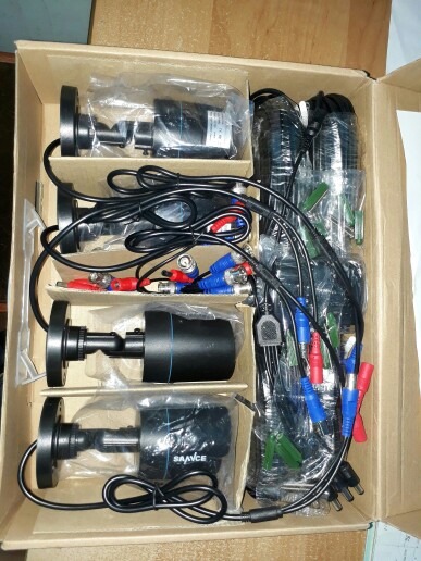 SANNCE 4CH 720P CCTV System 4IN1 1080N DVR 720P Waterproof IR Outdoor CCTV Security Cameras Home Video Surveillance Kit