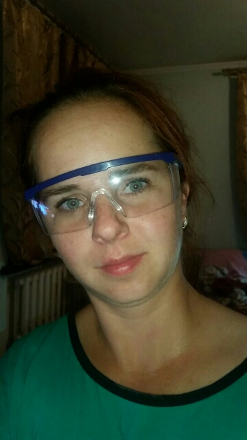 Protective Glasses Blue and White Color Safety Goggles Eye Protection  Workplace Safety Supplies