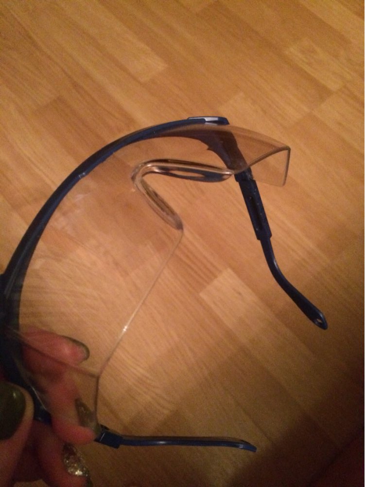 Protective Glasses Blue and White Color Safety Goggles Eye Protection  Workplace Safety Supplies