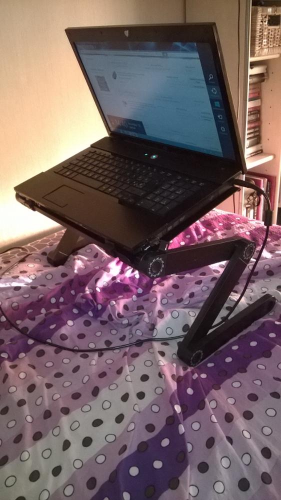 Adjustable Portable Laptop Table Stand Lap Sofa Bed Tray Computer Notebook Desk bed table SD5