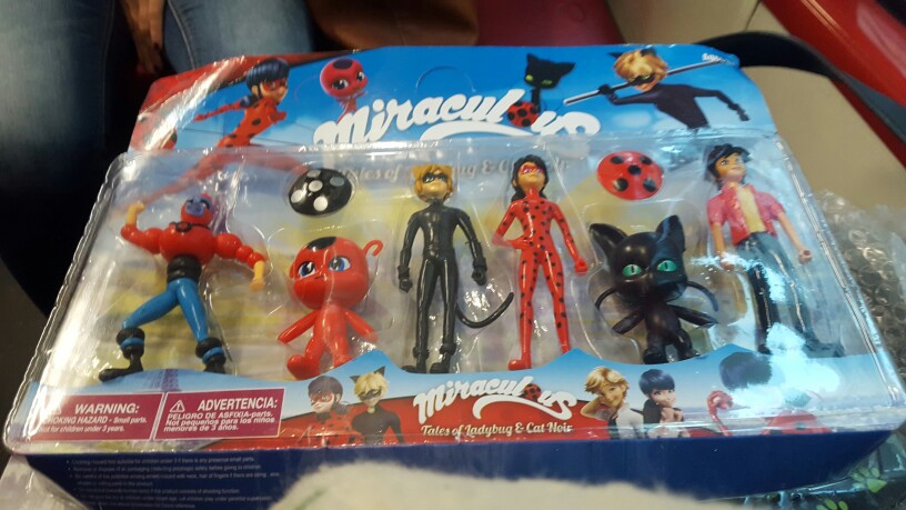 6pcs/set Miraculous Ladybug Cat Noir Adrien Marinette Plagg Tikki PVC Action Figure Doll Kids Toy For Gift