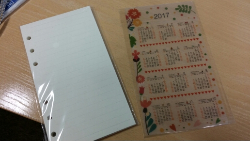 A5/A6 Spiral Notebook Filler Paper For Filofax Diario Planner Inner Pages Of Replacement Office Accessories Binder Book Paper