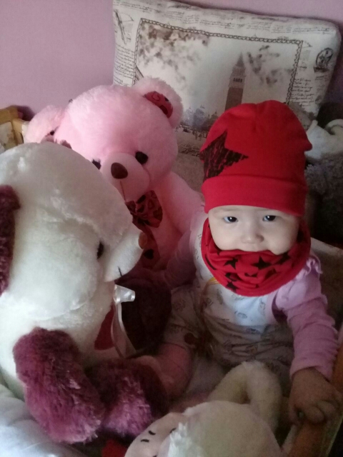 Spring Autumn Winter Hat +Scarf Toddler Kids Clothing Accessories Star Print Soft Cotton Hats Scarves Sets