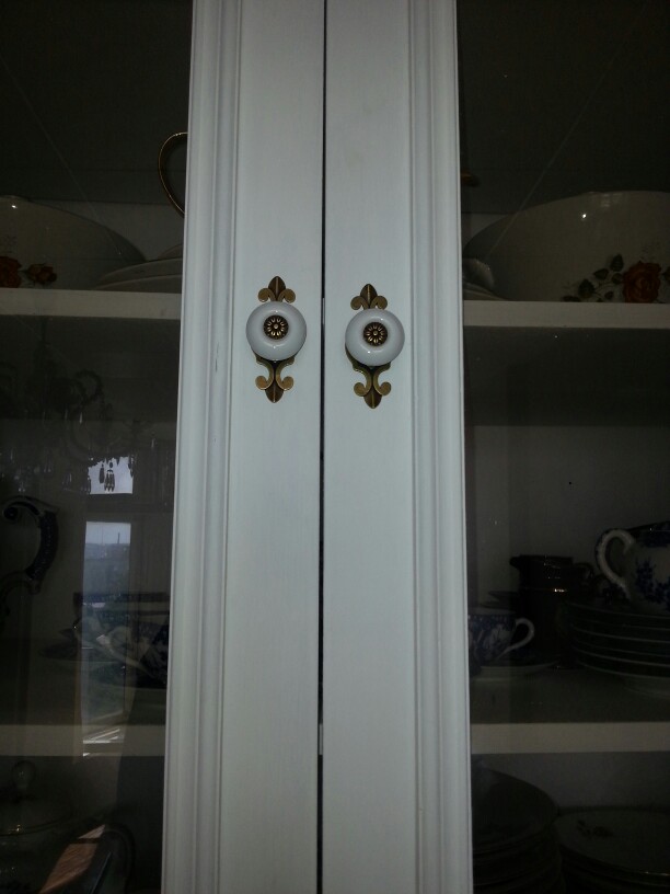 1Pc Vintage Furniture Handles Furniture Fitting Ceramic Cabinet Knobs and Handles Door Knob Cupboard Drawer Kitchen Pull Handles