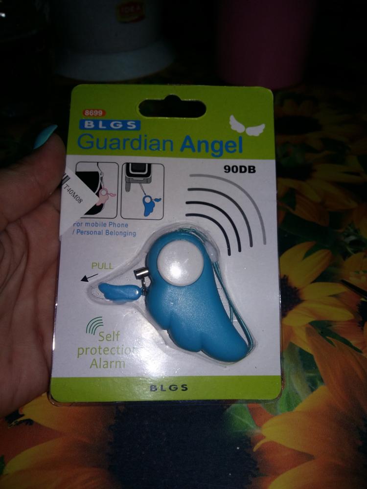 Angel Wings Protection Panic Safety Security Anti-Wolf Alarm Personal Self Defense Supplies Alarm Key Ring LCC