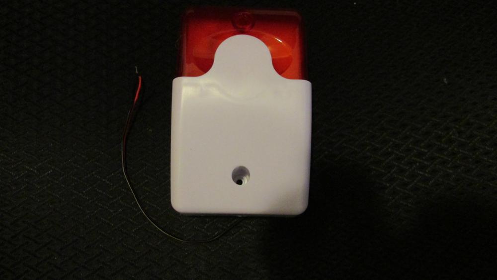 New Audible Visual Alarms Sound Light Warning Mini Strobe Siren DC 12V Escape Rooms Games Indoor Wired Sound Alarm LCC77