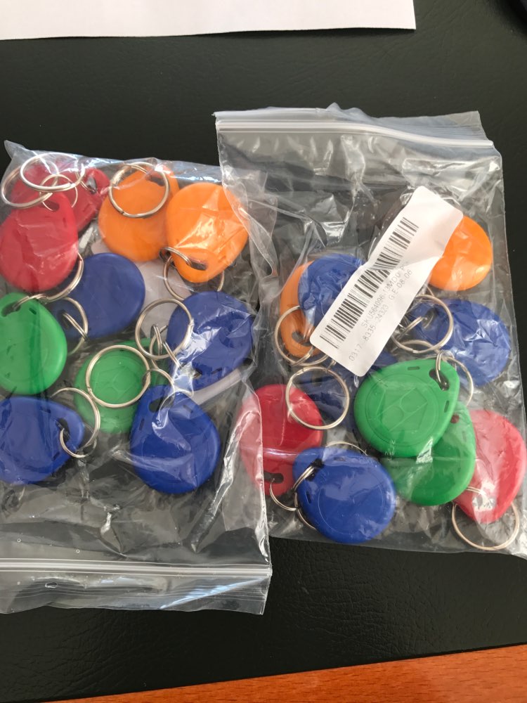 10pcs Handheld 125KHz RFID ID cards keyfob EM4305 access control card Tag