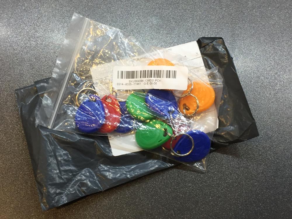 10pcs Handheld 125KHz RFID ID cards keyfob EM4305 access control card Tag