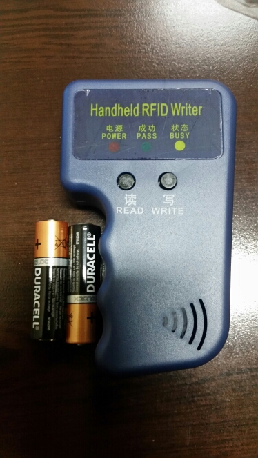 RFID 125KHz ID Card Copier Duplicator Handheld Writer Programmer Reader + 10X Tags ID Keyfobs EM4100 EM410X