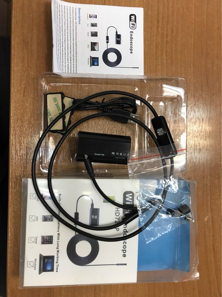 8mm Lens Wifi Android Iphone Endoscope Camera 1M 2M 3.5M 5M Waterproof Snake Tube Pipe Borescope 2.0M Iphone Camera Endoscope