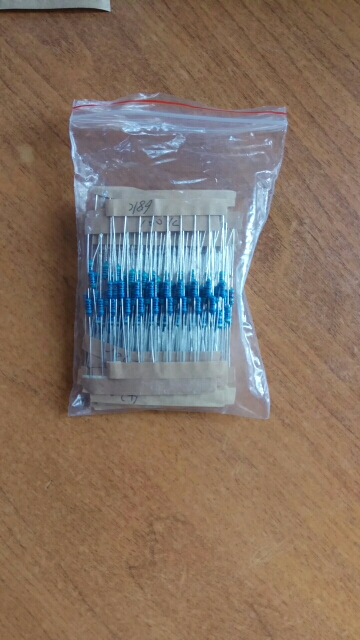 1 Pack 300Pcs 10 -1M Ohm 1/4w Resistance 1% Metal Film Resistor  Assortment Kit Set 30Kinds*10pcs=300PCS Free Shipping