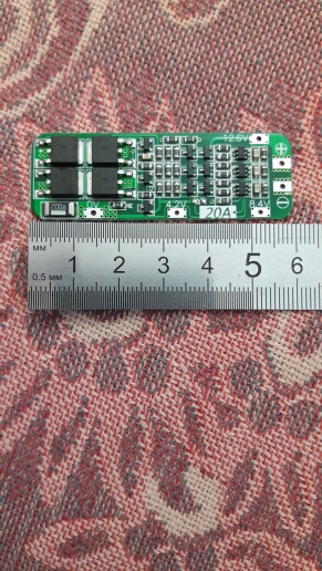 3S 20A Li-ion Lithium Battery 18650 Charger PCB BMS Protection Board For Drill Motor 12.6V Lipo Cell Module 64x20x3.4mm