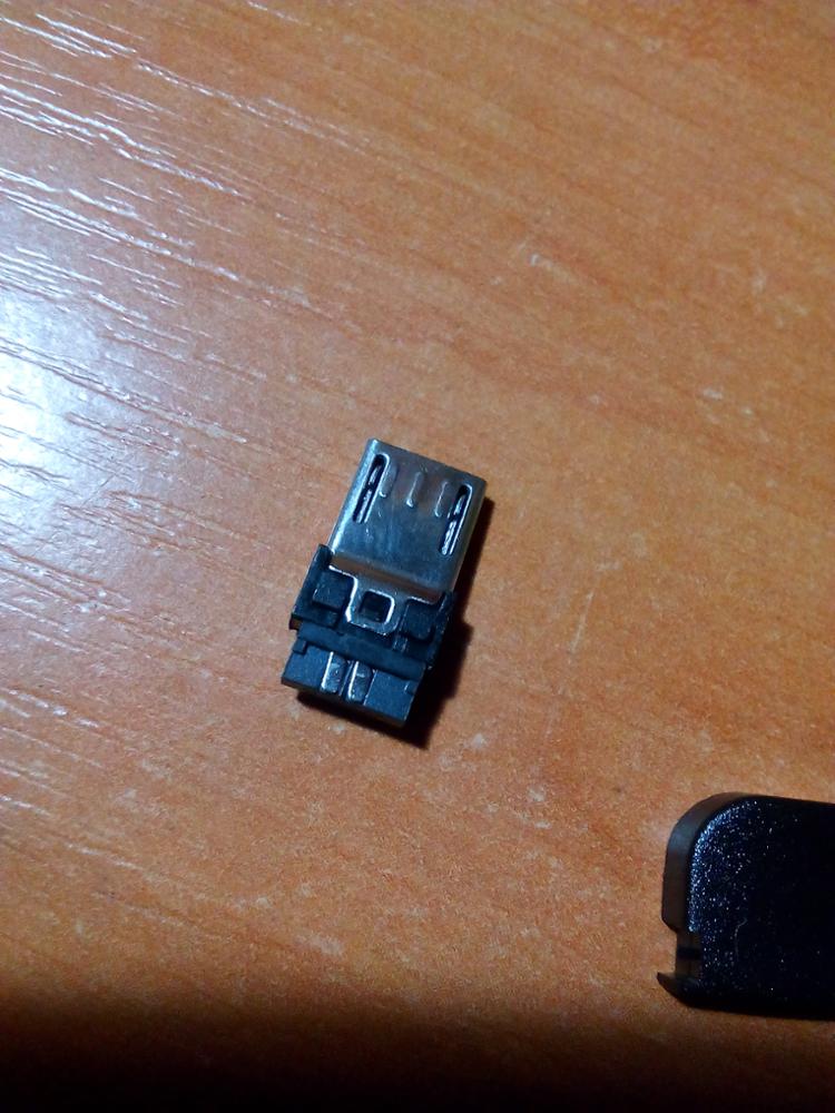 50pcs Short Micro USB Male Connector Adapter Kit USB Plug 90 Degree Right Angle DIY Components Socket Plastic Cover