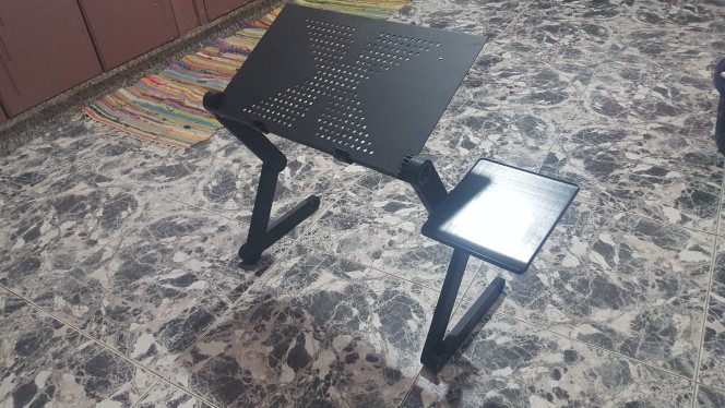 Multi Functional Ergonomic mobile laptop table stand for bed Portable sofa laptop table foldable notebook Desk with mouse pad