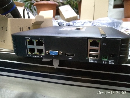 MISECU 4CH POE 1080P NVR 4pc 1.0mp 15V PoE IP Camera P2P HDMI 1080P CCTV System Surveillance IR Night vision out/indoor PC&Phone
