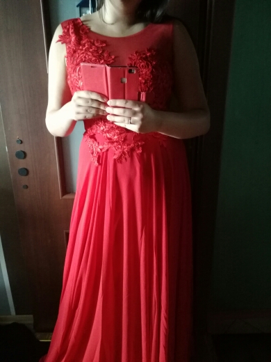 Dressv daffodil appliques long evening dress 2017 cheap a line sleeveless lace up chiffon formal prom party dress evening dress