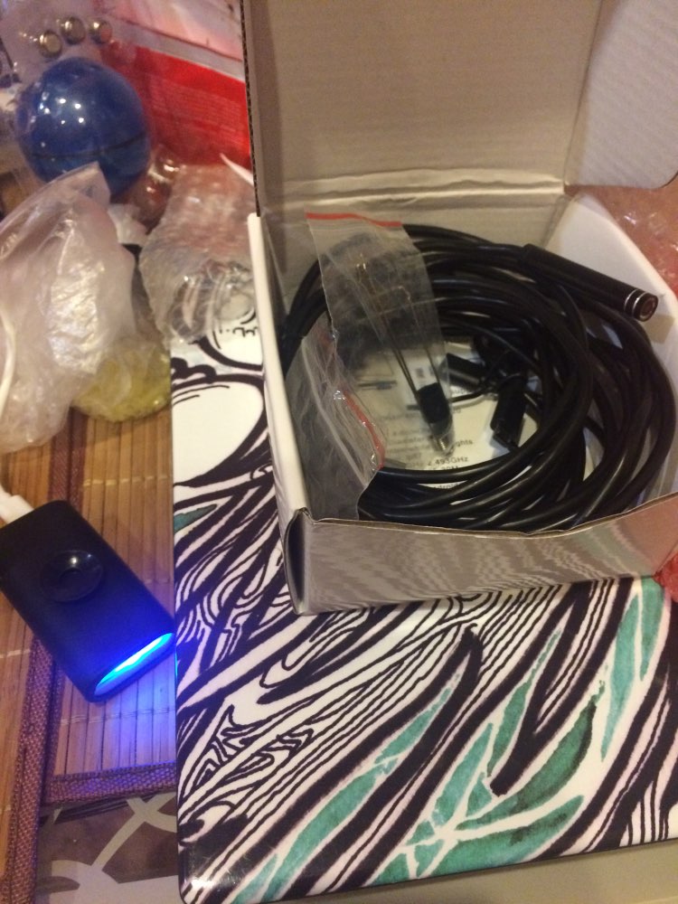 8MM OD 2MP 8LED HD720P Wifi Endoscop Android USB IOS Endoscope Camera Flexible Hard Wire Tube Cable Vehicle Pipe Inspection Cam