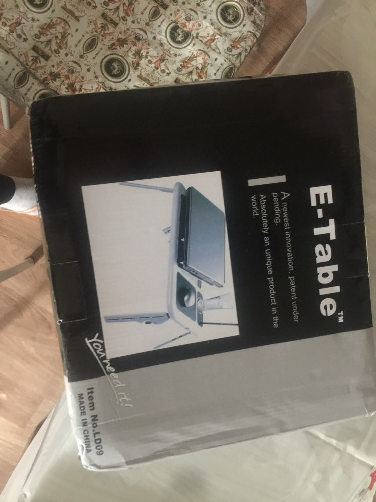 Foldable Portable laptop Desk Table Stand Bed Tray Dual Fans