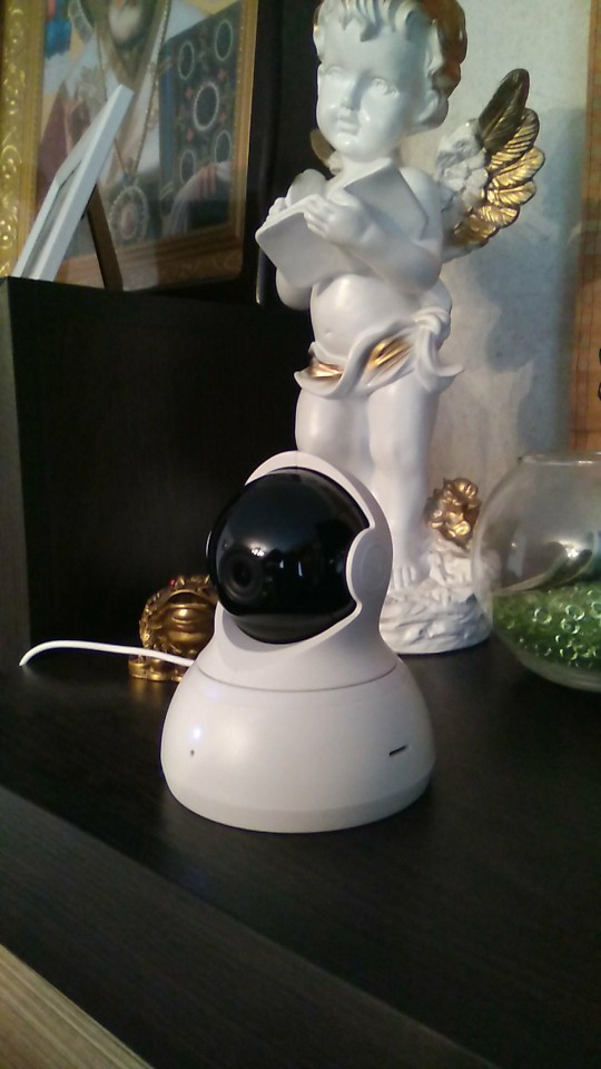 YI Dome Camera 720p Pan/Tilt/Zoom Wireless IP Security Surveillance System HD Night Vision (US / EU Edition) White Baby Monitor