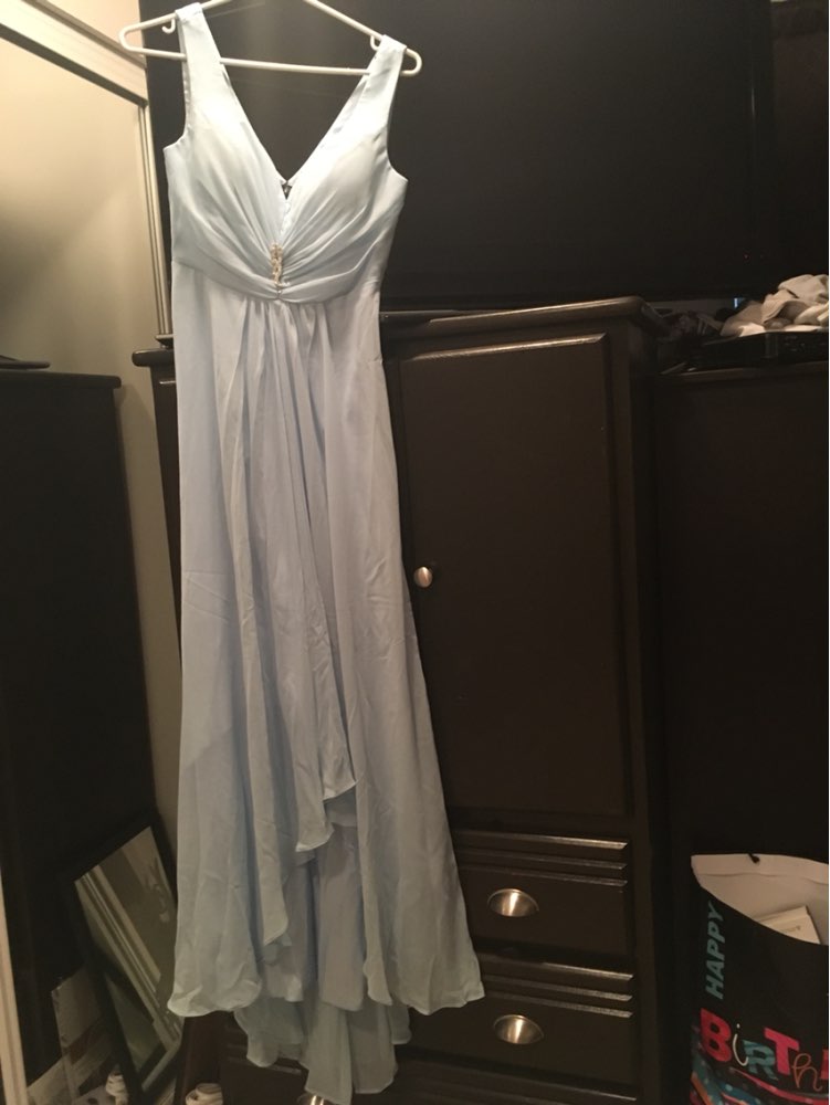 [Clearance Sale] Formal Bridesmaid Dresses Ever Pretty HE09983 Real Photo Double V Neck Rhinestones Empire Long Wedding Dresses