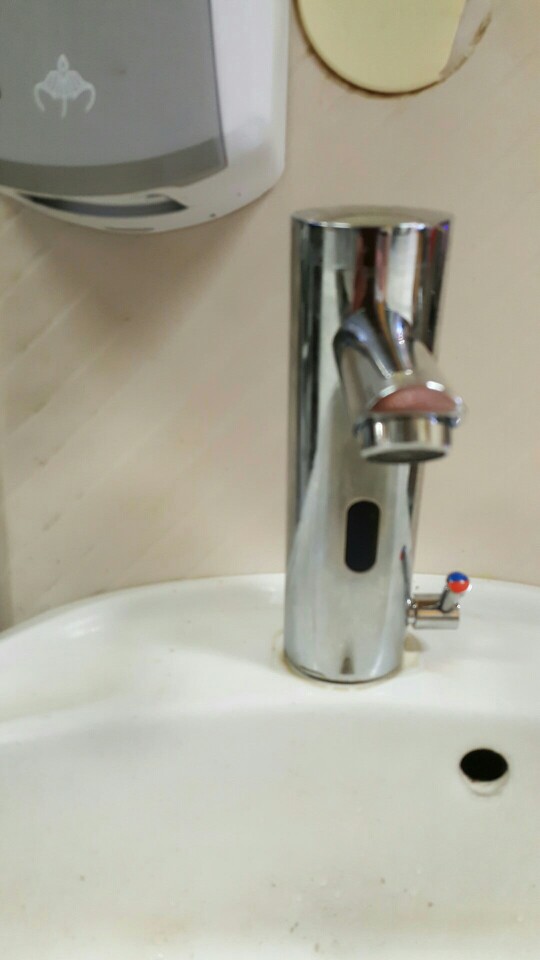 Motion Sensor Faucet  Automatic Hand Touchless Tap Hot Cold Mixer Bathroom Sink Infrared Faucet Mixer