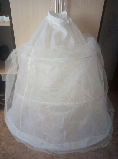 100% Satisfaction FREE SHIPPING Quality Guaranteed 3 Hoops Bone Elastic Waist Full Crinoline Petticoats Underskirt