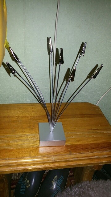 Multi wire 8 branch siver boxy base note name card memo picture photo clip holders,standing place card holder,office and party