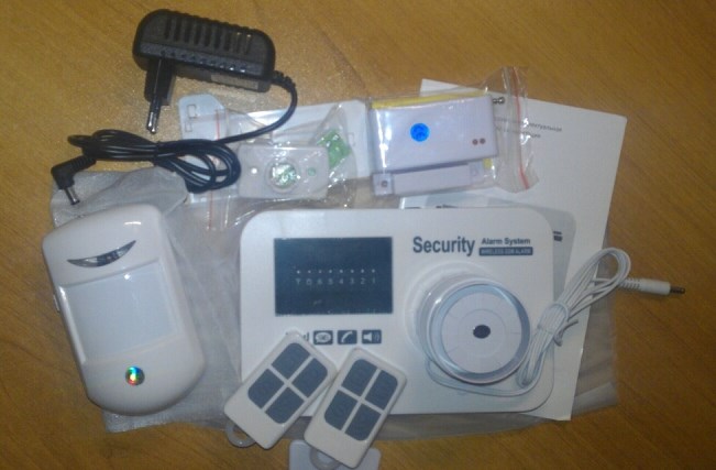 free shipping Wofea IOS & android APP control Intercom LCD touch keyboard wireless GSM alarm system security home kit 