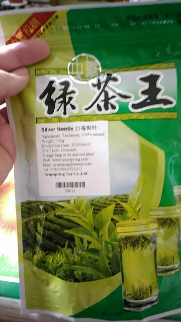 Super Grade 100g Silver Needle, Taimushan Mountain White Tea, Baihao Yingzheng, Conquer blood pressure, Tea, C173, Free Shipping